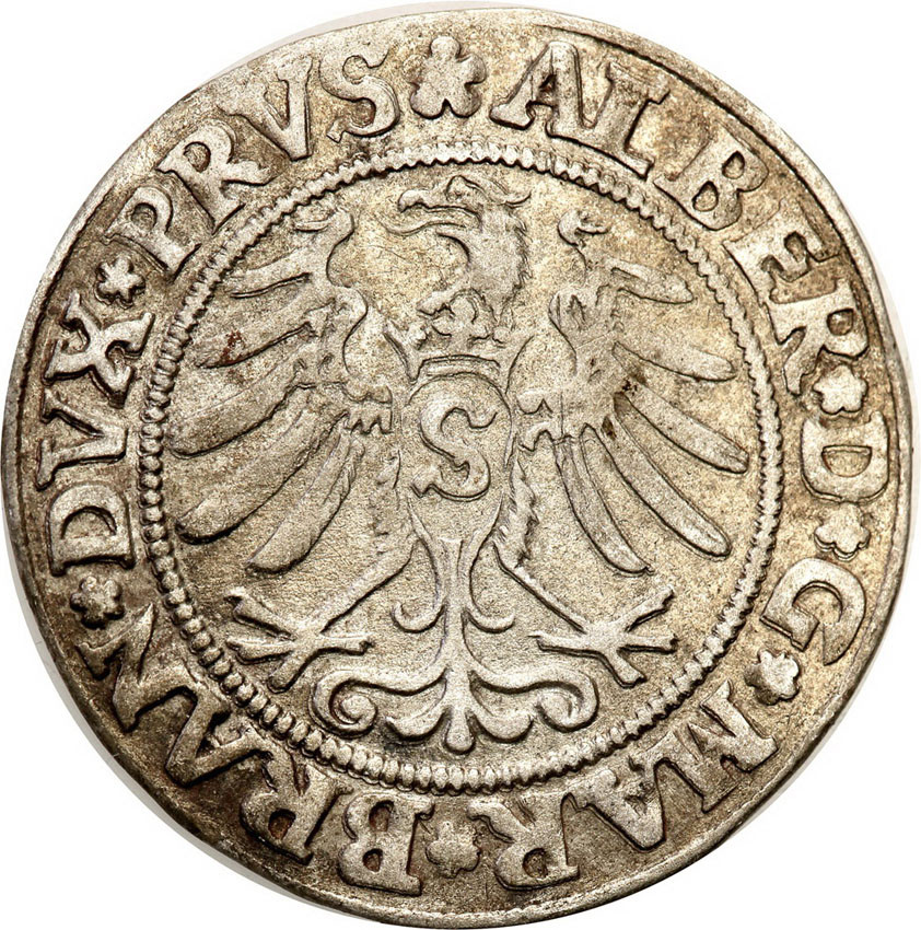 Prusy Książęce. Albrecht Hohenzollern. Grosz 1531, Królewiec